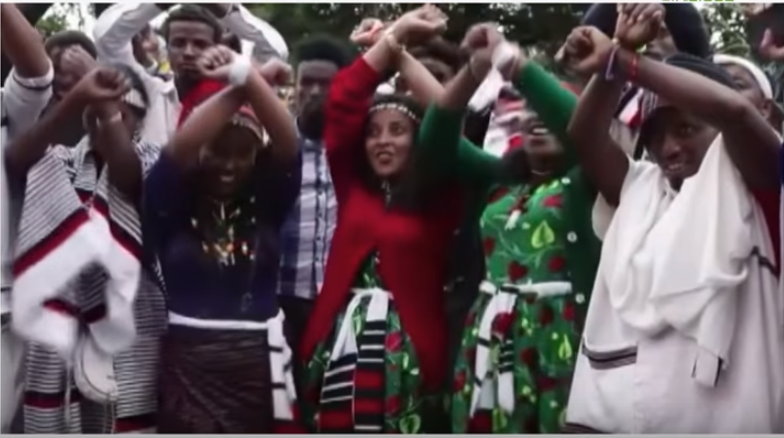 Ethiopia Oromo  shout “Down! Down! the regime”, in the 1st anniversary of the last year stampede!