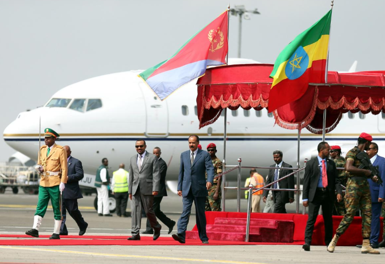 Isaias Afwerki  visit  Ethiopia a country he fought for over 3 decades and seceded 1991
